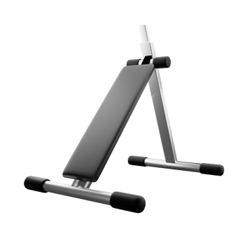 Abs Crunch Machine 3D Icon, perfect to use as an additional element in your poster, banner and template designs png