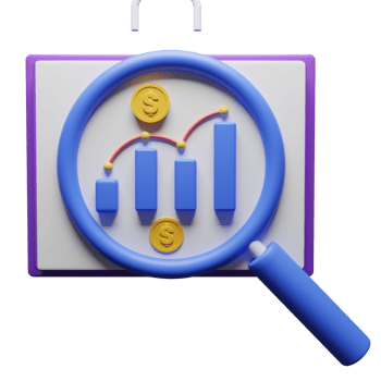 data and money search engine 3d icon, perfect for use as an additional element in your poster, banner and template designs png