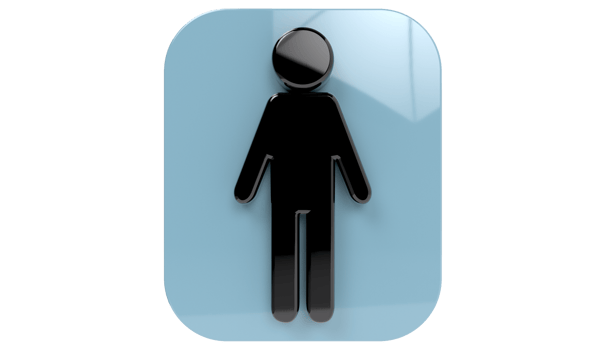 Toilet icon, symbol, toilet sign on Transparent Background PNG