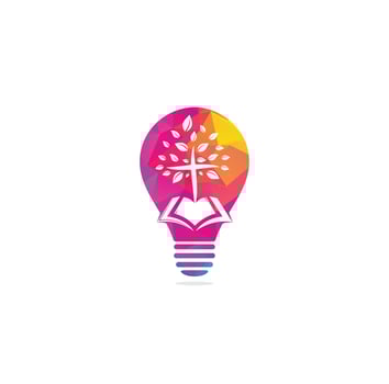Church logo design. Ministry Logo Design for Church. The Lamp of Jesus Christ. God's lamp sign. vector