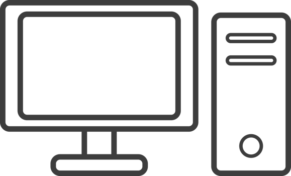 Computer thin line icon, Education icon set. png