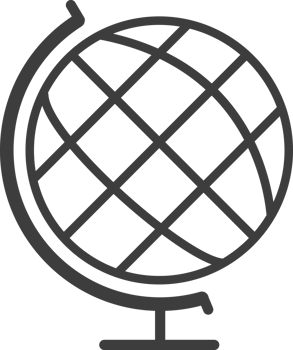 Mock global thin line icon, Education icon set. png