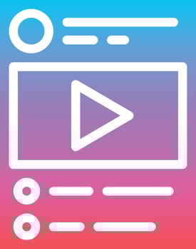 social network online website media - gradient solid icon vector