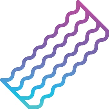 bacon food fastfood - gradient icon vector