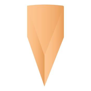 Piece of italian cheese icon, isometric style vector