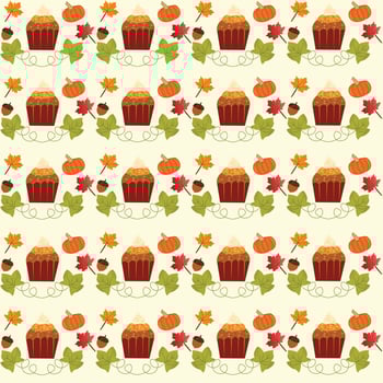 Fall Seamless Pattern vector