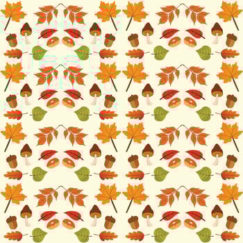 Fall Seamless Pattern vector
