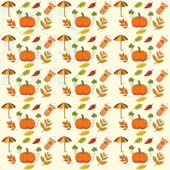 Fall Seamless Pattern vector