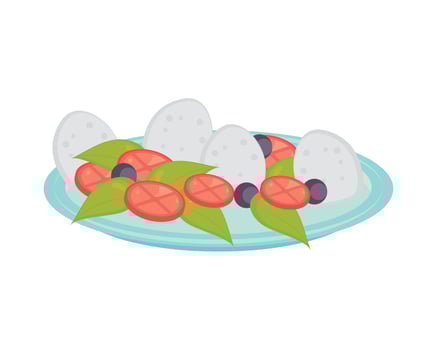 italian food icon vector