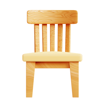 chair 3d illustration png