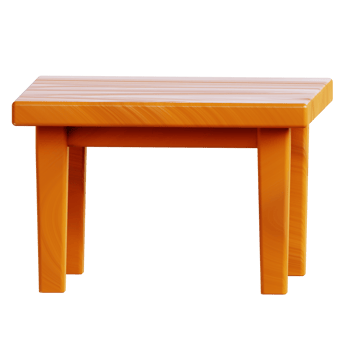 table 3d illustration png