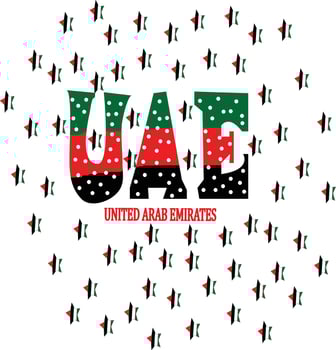 U A E National day vector