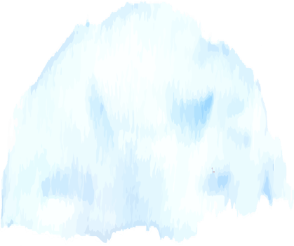 watercolor winter cabin landscape png