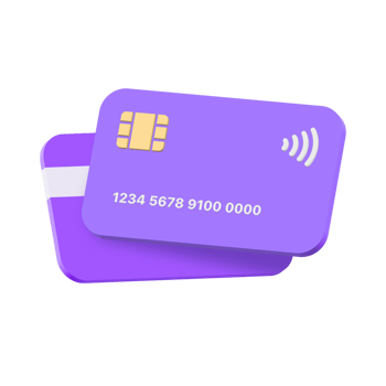 3d credit card icon for contactless payments, online payment concept. 3d render illustration. png