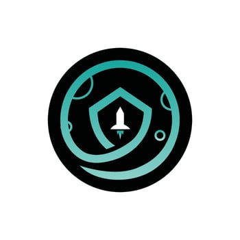 SafeMoon SFM icon isolated on white background. vector