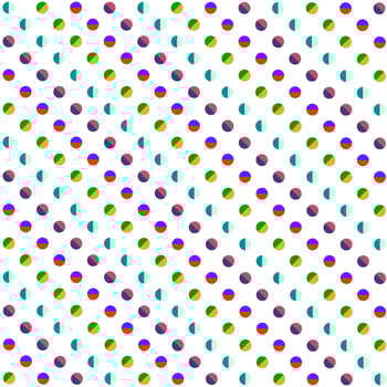 Basic dots Seamless abstract pattern on white background, Sweet pastel seamless pattern design for decorating, wallpaper, fabric, backdrop, beautiful gift wrapping paper. vector illustration