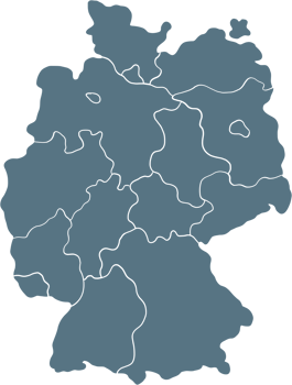 doodle freehand drawing of germany map. png