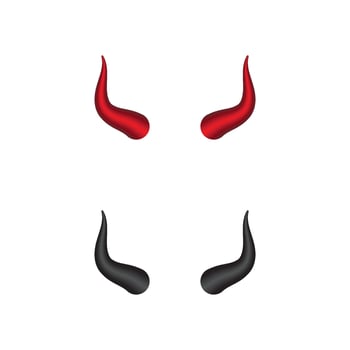 Devil horn Vector icon design