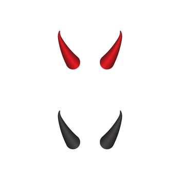 Devil horn Vector icon design