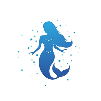 Mermaid vector illustration design