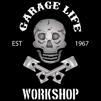 Garage Life Sign vector