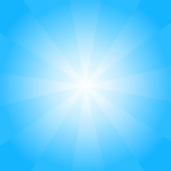 Blue background with light in the middle vector