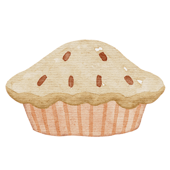Pie Watercolor Illustration png