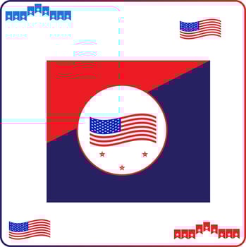 Background president's day.US President's Day greeting card displayed with the national flag of the United States of America. vector