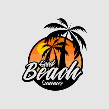 Good beach vintage premium design vector