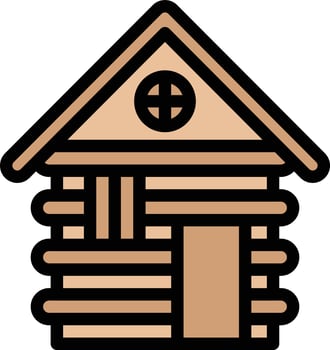 Cabin Vector Icon Design Illustration