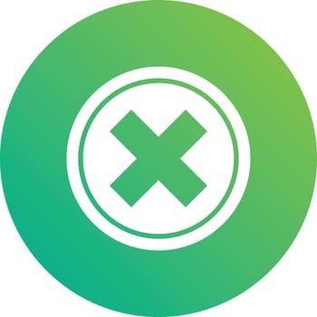 Close Vector Icon Design Illustration