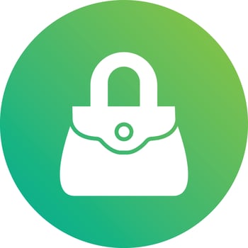 Handbag Vector Icon Design Illustration