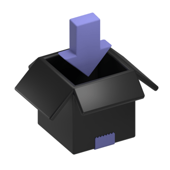 black storage download 3d icon png