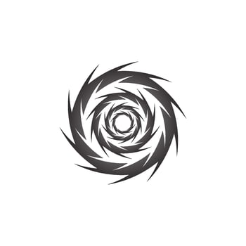 Vortex vector illustration icon