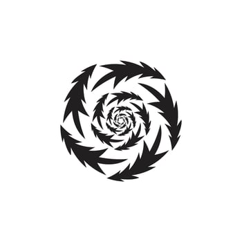 Vortex vector illustration icon