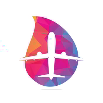 Airplane icon vector illustration design Logo Template, Airplane company logo, Traveling Logo,