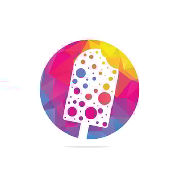 Ice Cream Bar. Ice cream logo Vector Logo Template Illustration Design.