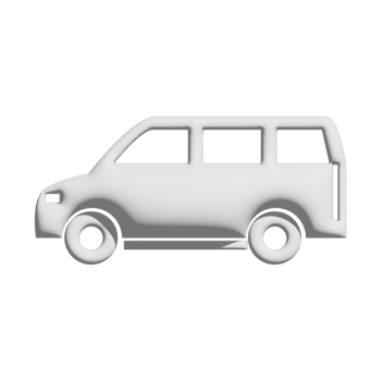 van icon 3d design for application and website presentation png