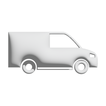 van icon 3d design for application and website presentation png