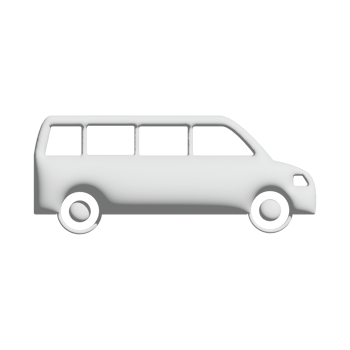 van icon 3d design for application and website presentation png