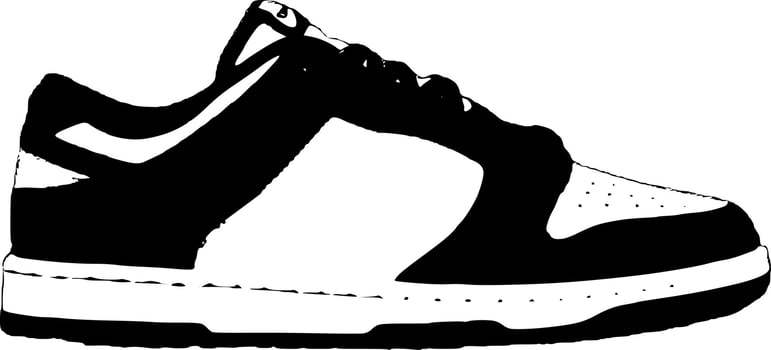 Fashionable shoes vector