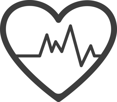 Heart rate thin line icon, Hospital icon set. png