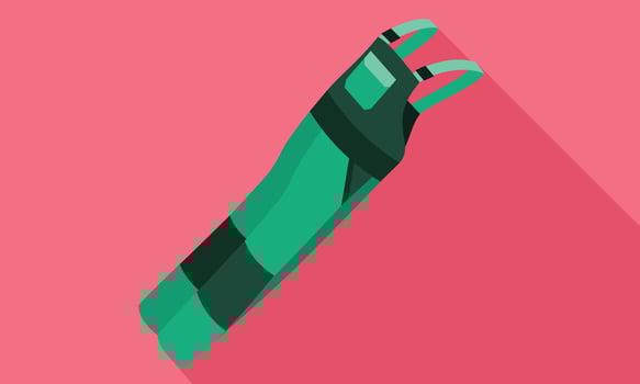 Overalls icon, flat style vector