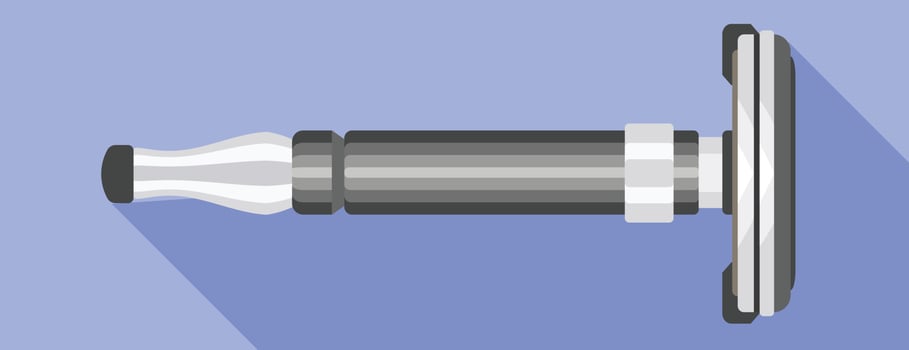 Man blade razor icon, flat style vector
