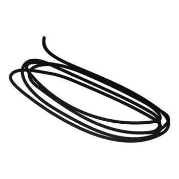 Construction rope icon, isometric style vector