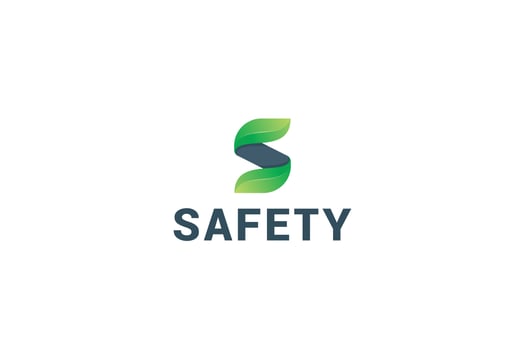 Letter S creative green leafy environmental natural floral logo vector