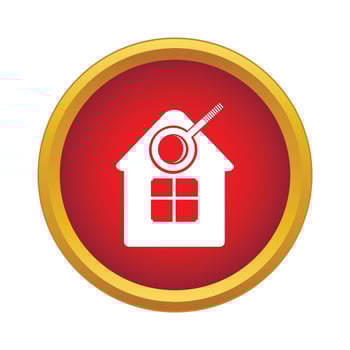 Search home icon, simple style vector