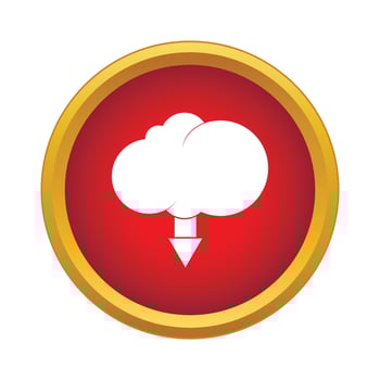 Cloud Icon, simple style vector