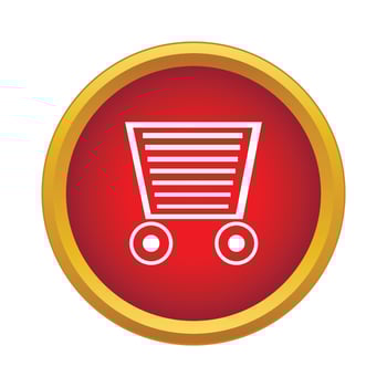 Shopping Cart icon, simple style vector