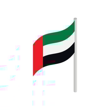 Flag of United Arab Emirates icon vector